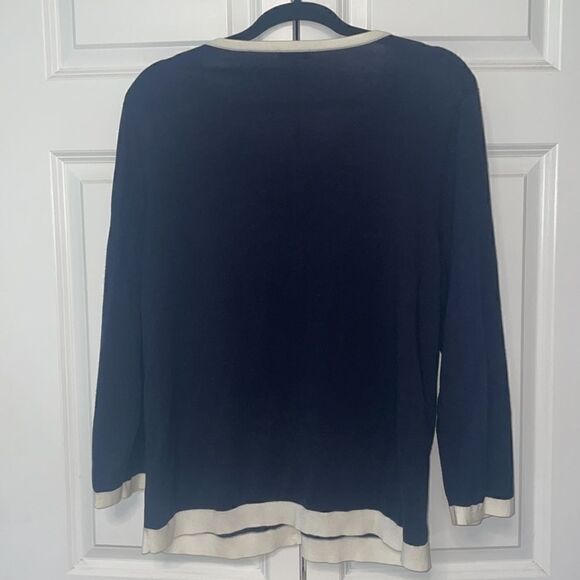 Talbots palm tree cardigan Size XL - Picture 7 of 8